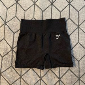 Gymshark Vital Seamless Shorts - Black Marl (S)